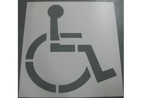 38" x 44" Handicap Paint Stencil